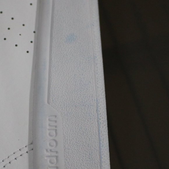 adidas NEO‎ Men's Cloudfoam Advantage Clean Sneakers, White/White/Fairway, 12.5 - Picture 8 of 8